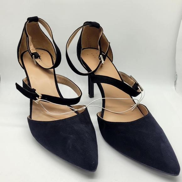 Velvet On Point 9cm Heels In Brown (2 Pairs Left)